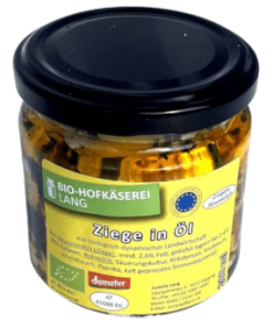 Bio Ziegenkäsewürfel in Öl
