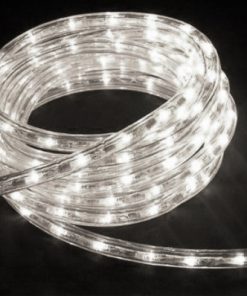 LED Lichtschlauch außen kaltweiß Premium, UV-beständig, kürzbar, Wunschlänge 1-90m 230V IP67