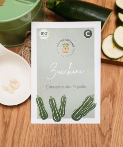 Bio-Saatgut Zucchini „Cocozelle von Tripolis“