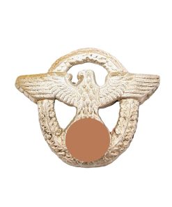 Polizei Mützenadler für die Schirmmütze – 2. Modell – Für Mannschaften – Schirmmützenadler – Adler – Buntmetall