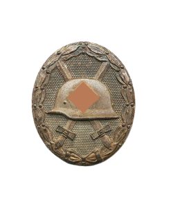 Verwundetenabzeichen Silber – Hersteller 65 (Klein & Quenzer, Idar – Oberstein) – VWA