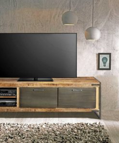 Lowboard TV-Board Mangoholz massiv 160 x 50 x 40 cm ARTA 1