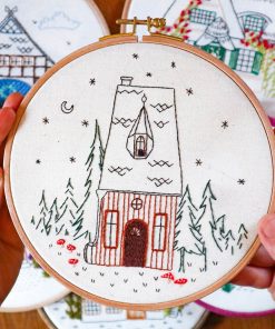 das Hexenhaus – Altbauliebe Stickvorlage [Digital]