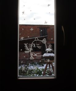 Winterkatzen Kreidemarker Motive [Digital]